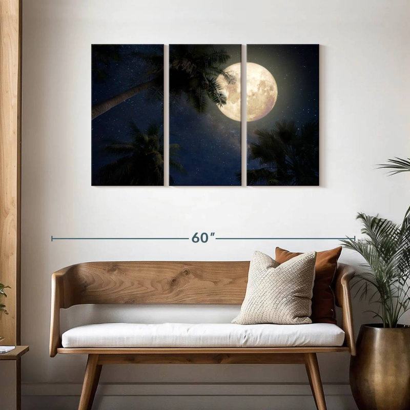 Oberle Tropical Moonlight, 28" H x 45" W