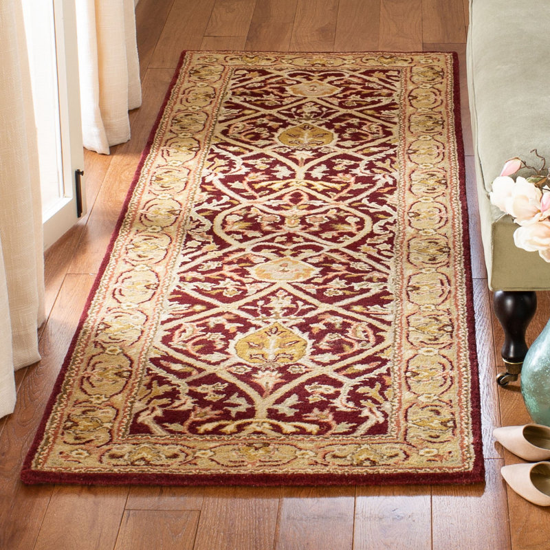 Evie Hand Tufted New Zealand Wool Oriental Rug, Runner 2'6" x 14'