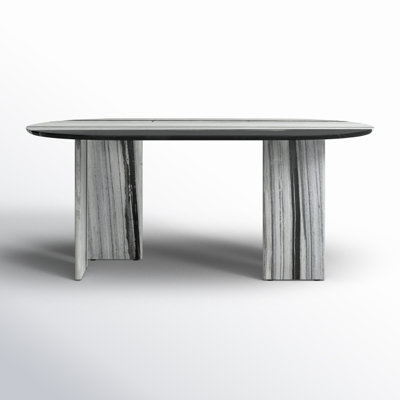 Arian 72'' Oval Marble Dining Table