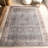 Jeccica Distressed Vintage Medallion Jute Blend Polyester Area Rug-515976043
