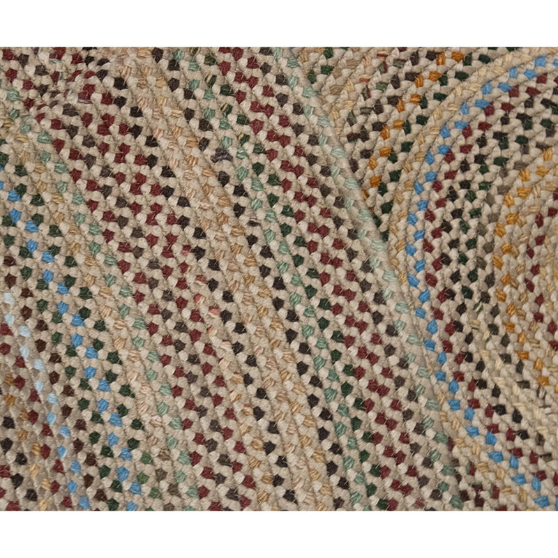 Hand Knotted Wool Area Rug in Tan