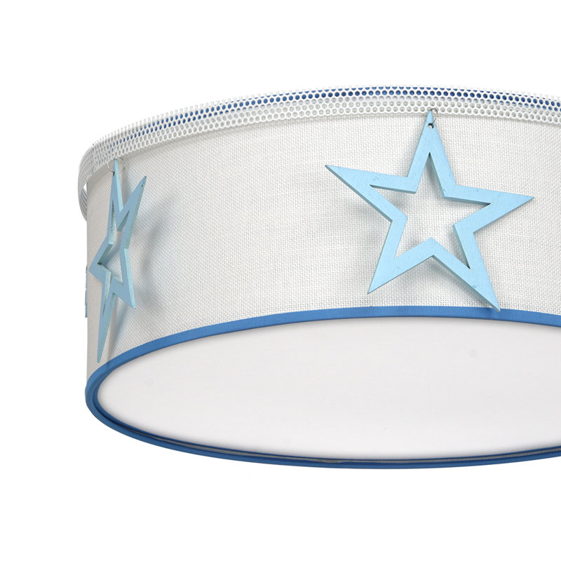 Star Cotton / Cotton Blend Flush Mount