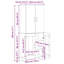  Highboard 2 Pcs Old Wood Engineered Wood And Glass-1941074799