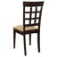 Ensemble de salle à manger 7 pièces Missell Cappuccino and Beige-1849919505