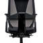 Office Chair Swivel Faux Leather Black