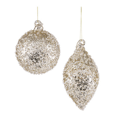 Glass Ornament Set (Set of 6)
