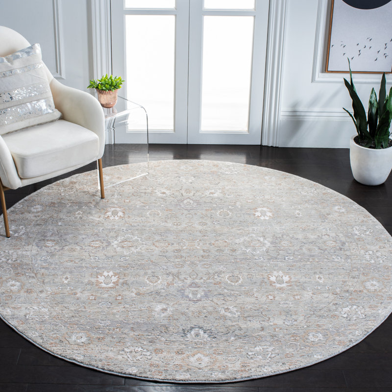 Bellamo 300 Performance Oriental Rug, Round 5'
