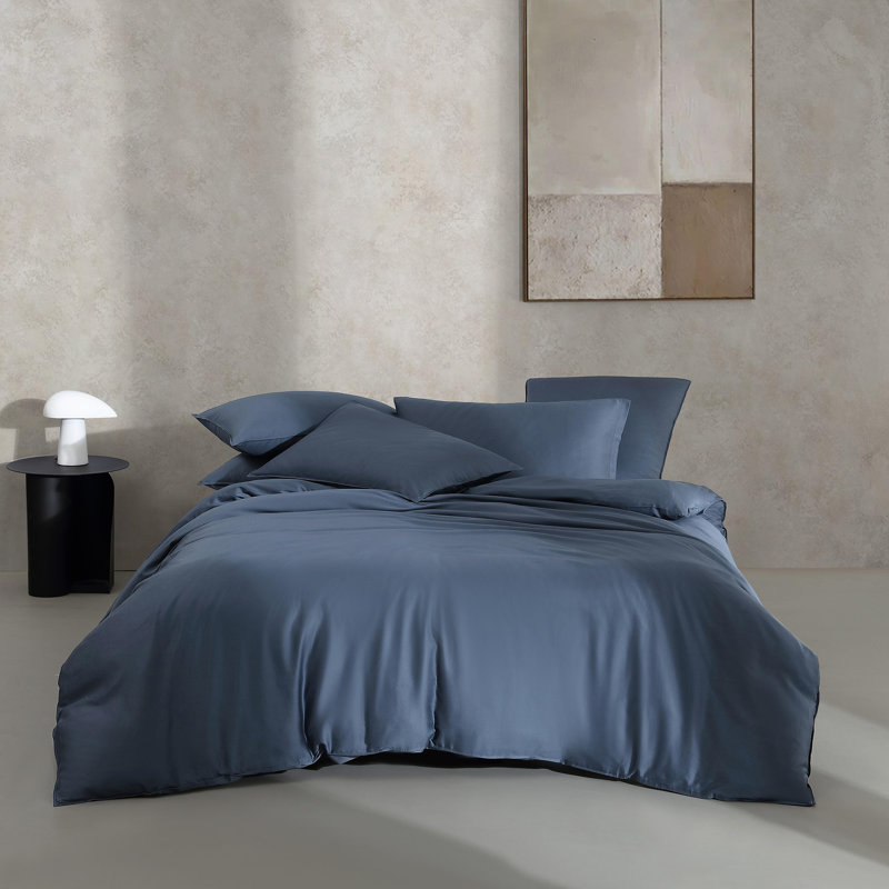 Ensemble de housse de couette réversible standard en coton 3 pièces, Housse de couette pour très grand lit et 2 très