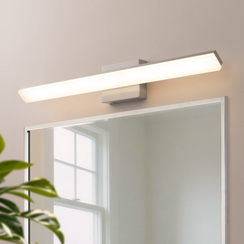 Tameaka 32" Dimmable LED Bath Bar for Mirror 3000K/4000K/5000K Adjustable  24w, Brushed Nickel