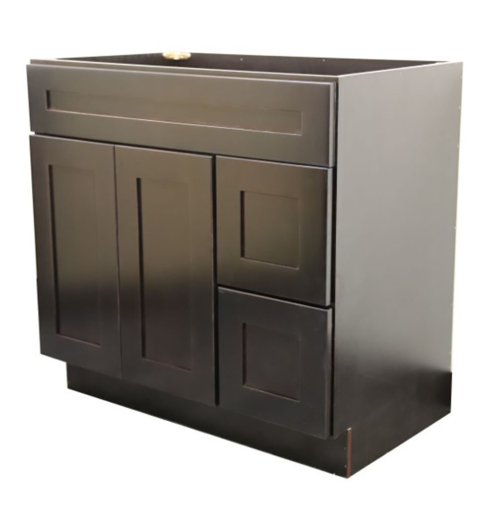 36 Bathroom Vanity Organizer with Sink, Combo Cabinet Set, Bathroom Storage  Cabinet, Retro Espresso - Bed Bath & Beyond - 38447107