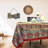 Miye Square Floral Cotton Tablecloth
