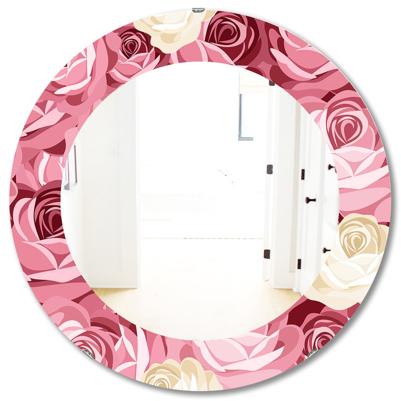 Miroir mural Blossom, H 31,5 po x l po