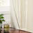 Linen blend crushed textured semi sheer curtains Neutral Modern Farmhouse for Living room Bedroom Darpes-237910324-237910320