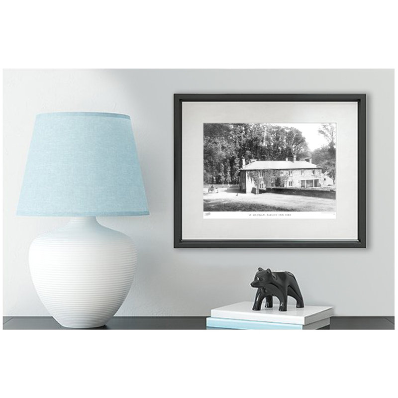 St Mawgan, Falcon Inn 1888 by Francis Frith - Single Picture Frame Print, 60cm H x 80cm W x 2.3cm D