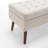 Tufted Storage Ottoman Bench | Solid Wood Legs, Safety-Hinged Lid for Bedroom End of Bed & Entryway-1308431770