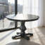 Table de salle à manger ronde avec base robuste-1903068363