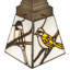 5" Square Backyard Friends Mini Pendant
