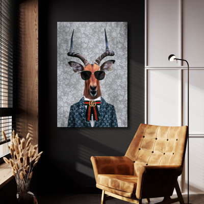 «Antelope» par Svetlana Aleynikova, art mural en verre acrylique