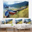 Tapisserie de couleur pour bateau dans phewa lake-28494320