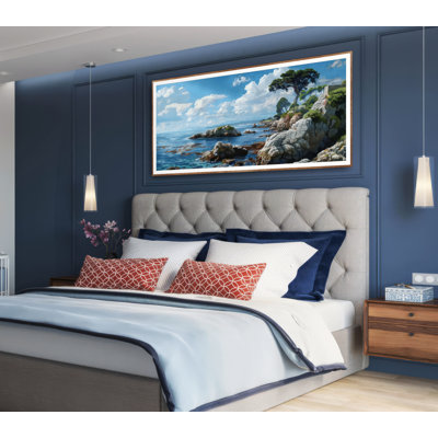 Monterey, paysage, art mural de Californie, bord de mer, impression de voyage, parc national, affiche