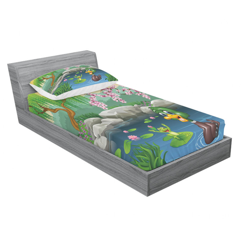 Microfiber Sheet Set, Twin XL Sheet Set with Fitted Sheet