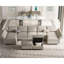 Canapé-lit modulaire en velours modulaire en velours avec repose-pieds de 116 po Teangela-1286838996