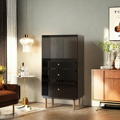 Commode décorative moderne en acrylique de style nordique
