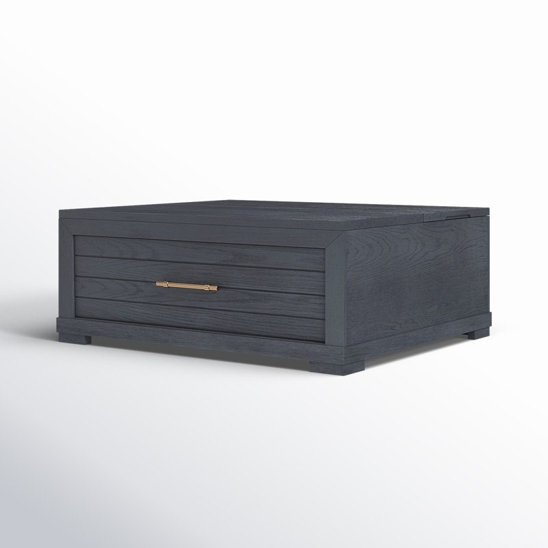 Appleton Coffee Table with Storage, Charred Oak