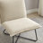 Vicolo Sherpa Upholstered Accent Chair with Metal Legs-365136066