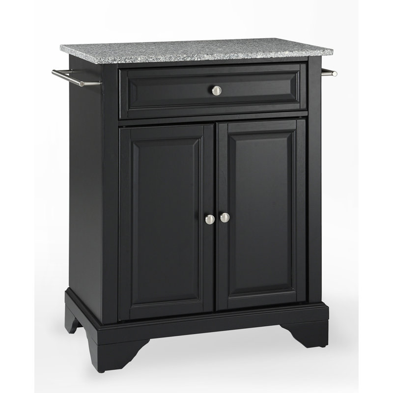 Hedon 31 " W Kitchen Island, Black