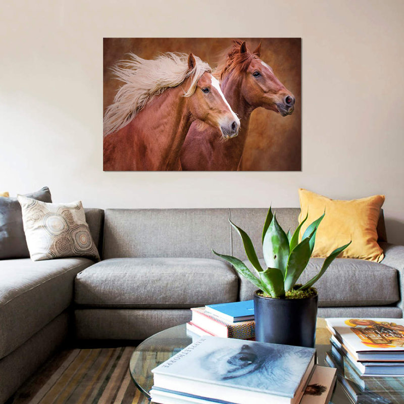«Purebred I», impression sur toile, H 8 po x l 12 po x P 0,75 po, Toile tendue, Pas de tapis