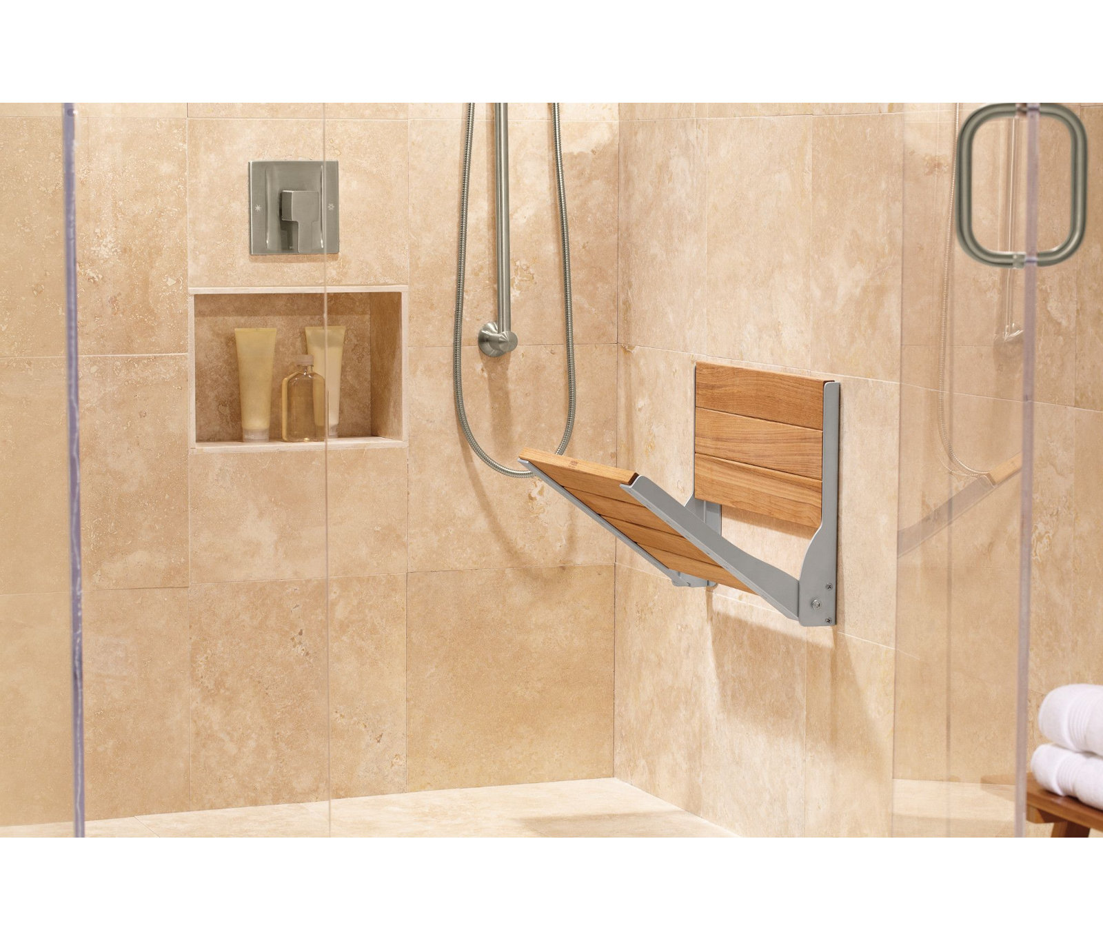 90 Degree Posi-Temp Faucet Trim, Brushed Nickel