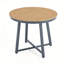 Table basse industrielle ronde avec plateau en plastique PS
