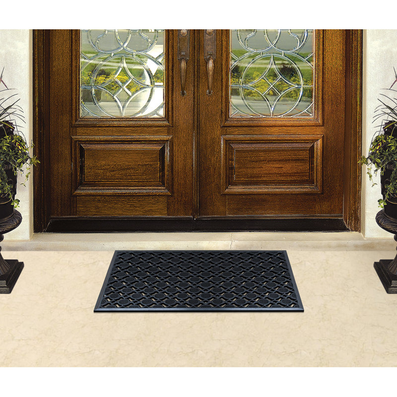 Tapis d'entrée antidérapant pour l'extérieur 35,5 "x 23,5" Amboise