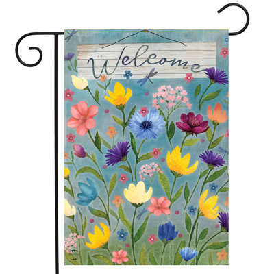 Wildflower Field Garden Flag