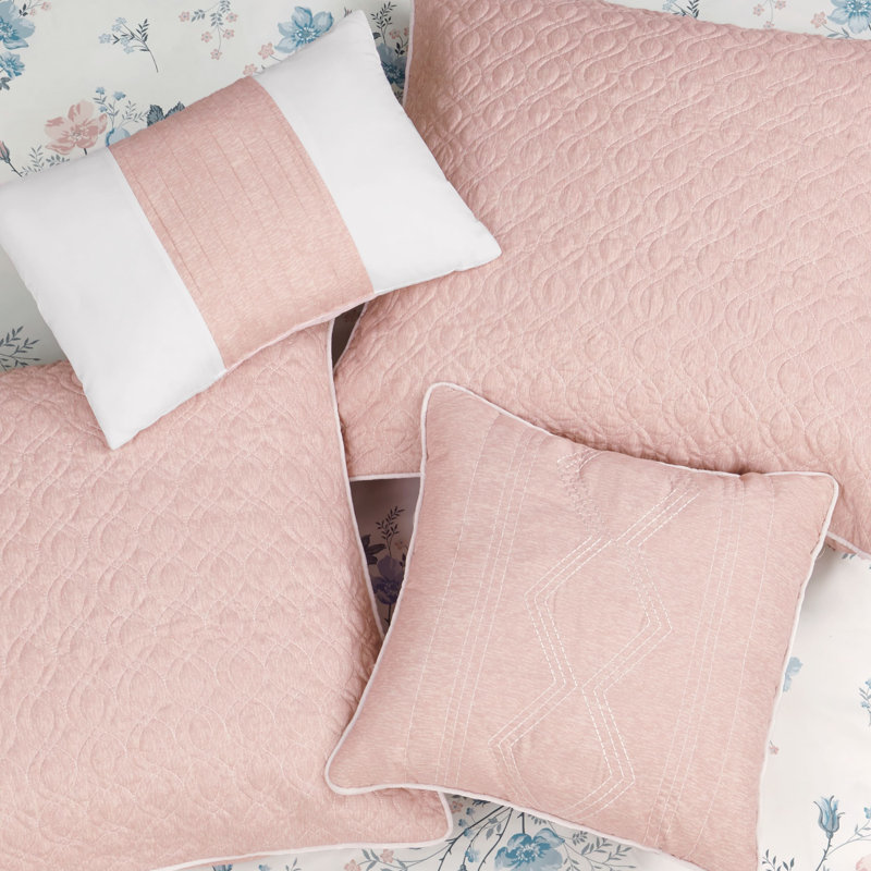 Lucky Brand Clarie Floral Comforter Sets, King Comforter + 4 King/Euro Pillow Shams