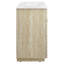 Meuble-lavabo en faux travertin avec lavabo 36 po Render