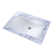 Augusta Vitreous China Rectangular Undermount Bathroom Sink with Overflow