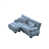 Blue Chenille
