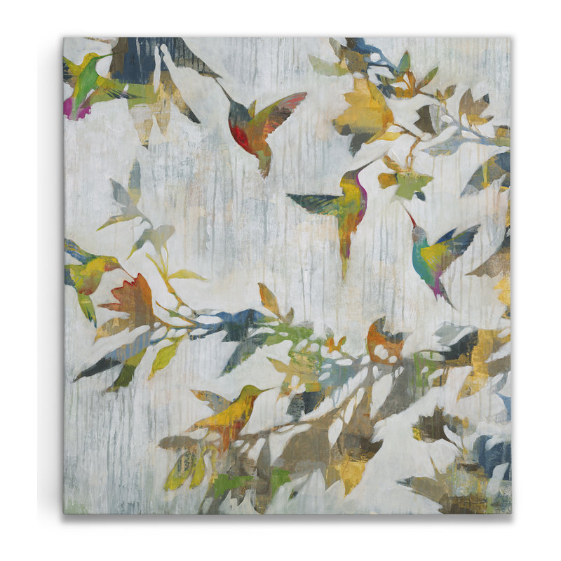 Danse aérienne - reproduction sur toile tendue, H 16 po x l 16 po x P 1 po