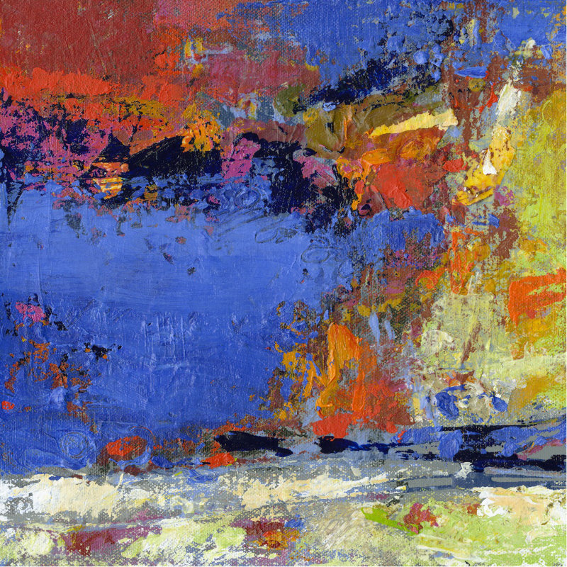 Reproduction d’art sur toile, "New England Autumn" par Janet Boivin, H 84 po x l 84 po x P 1,5 po