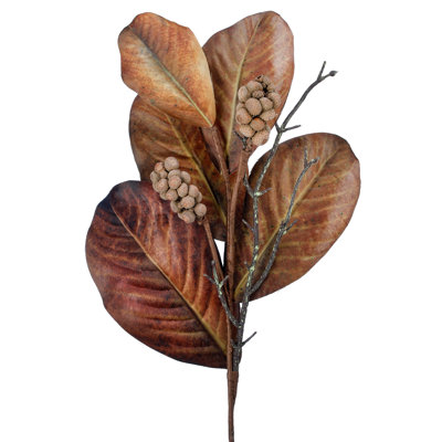 25" Harvest Magnolia Spray Set of 3