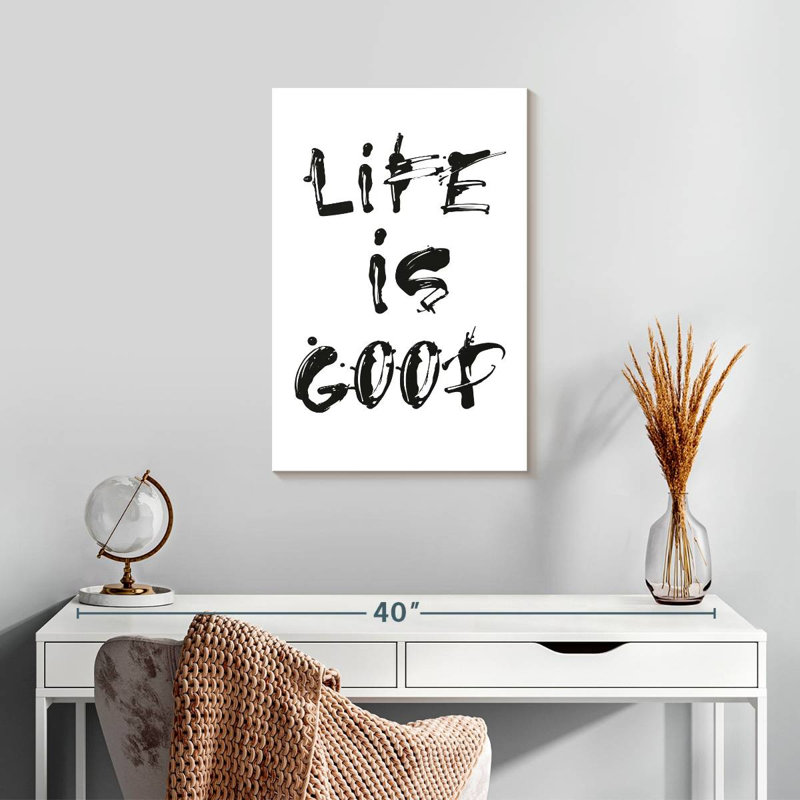 Tergel Life Is Good, 24" H x 16" W