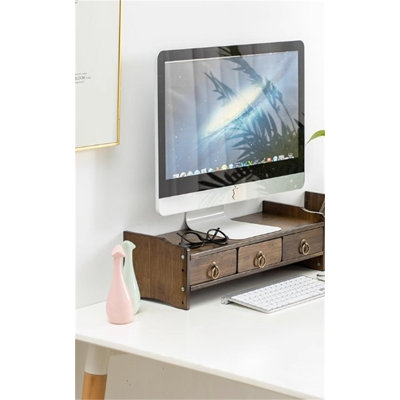 Fumihiro Manufactured Wood Monitor Stand