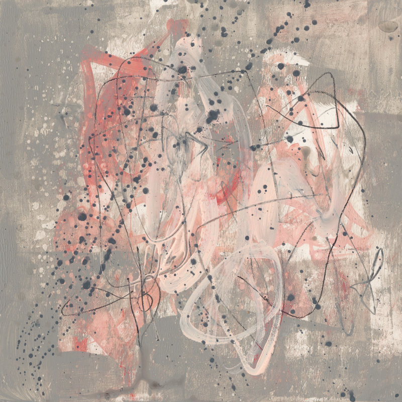 Blush Kinesis I - Wrapped Canvas Print, 76cm H x 76cm W