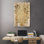 «Gold Coral Artprint», affiche vintage