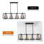 Luminaire suspendu noir 8 lumières Barbara