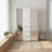 Marsden Modular Wood Closet System With Mirror In White