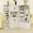 Storage Cabinet and Hall Tree Combination, with Hooks, Storage Cabinet, Open Shelves and Shoe Bench-433331369
