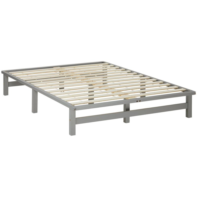 Genessa Solid Wood Bed, 140 x 200cm